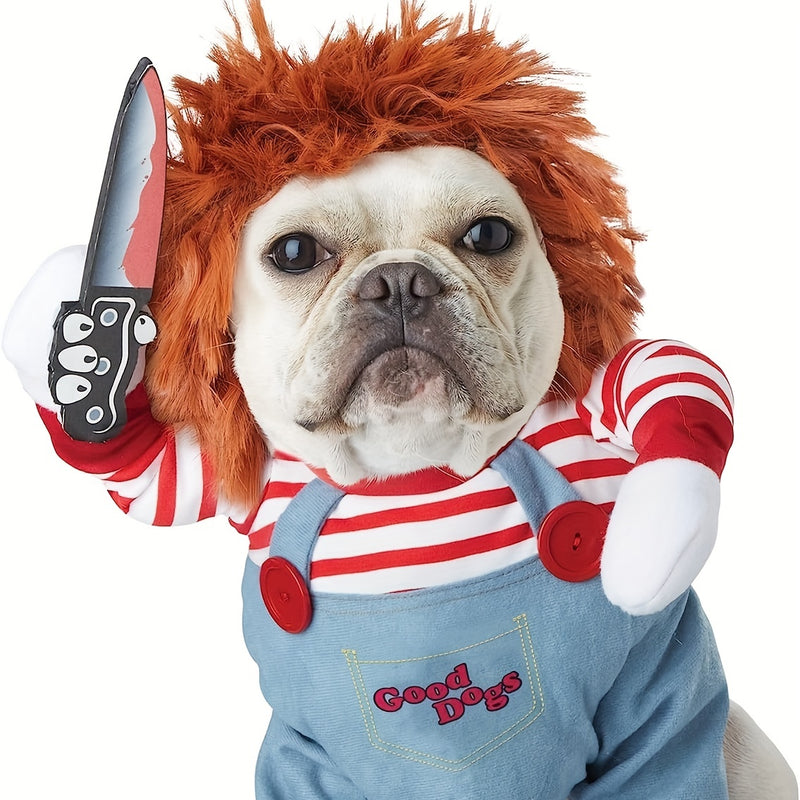 Fantasia de Halloween Chucky para Pet - O Terror Está Chegando! 🎃🐾