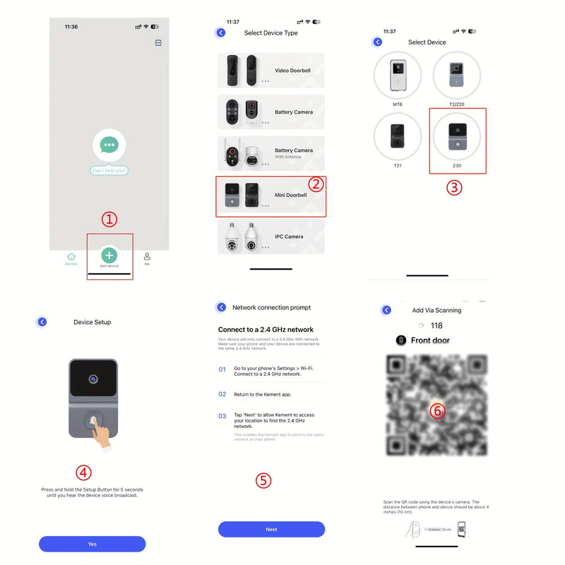 Campainha Inteligente Wi-Fi com Bateria Recarregável - Segurança e Conforto em Suas Mãos! 🔔📱